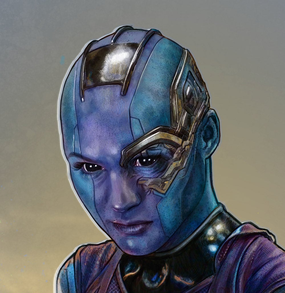 お手頃価格 Marvel: Print Gillan Karen Nebula - Galaxy the of Guardians その他